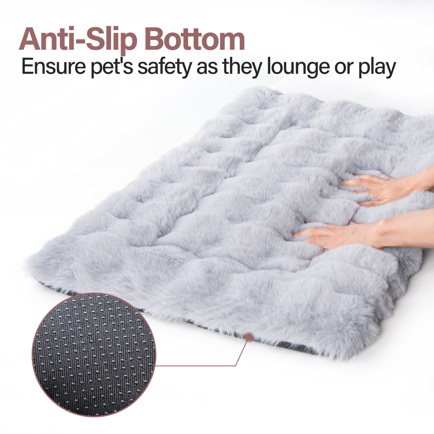 Fluffy Dog Crate Bed Mat