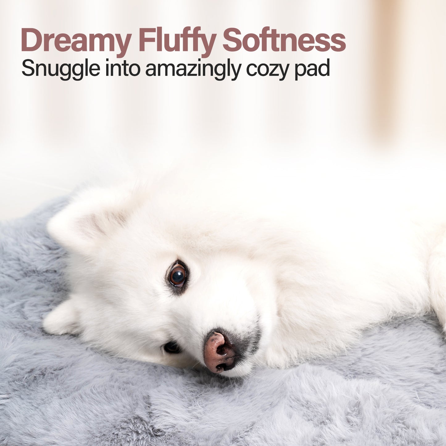 Fluffy Dog Crate Bed Mat