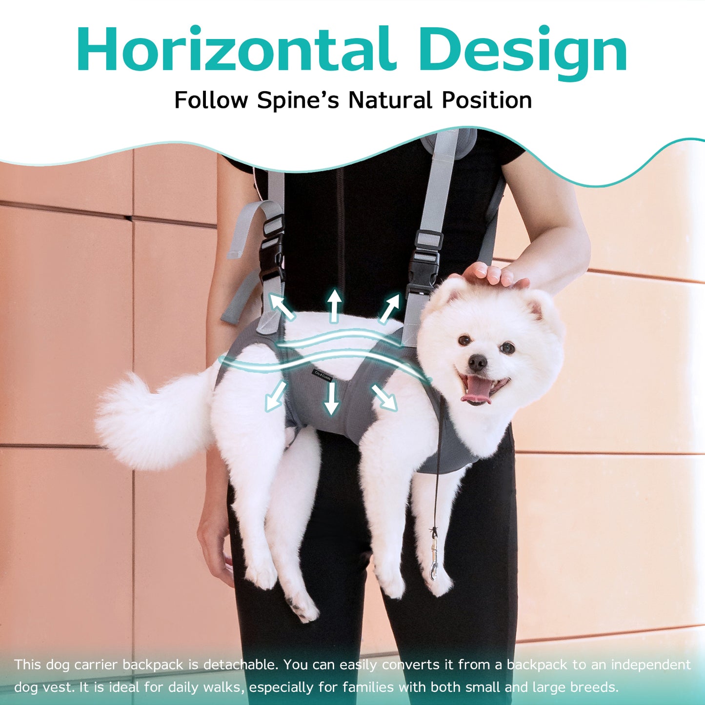 Adjustable Dog Carrier Backpack