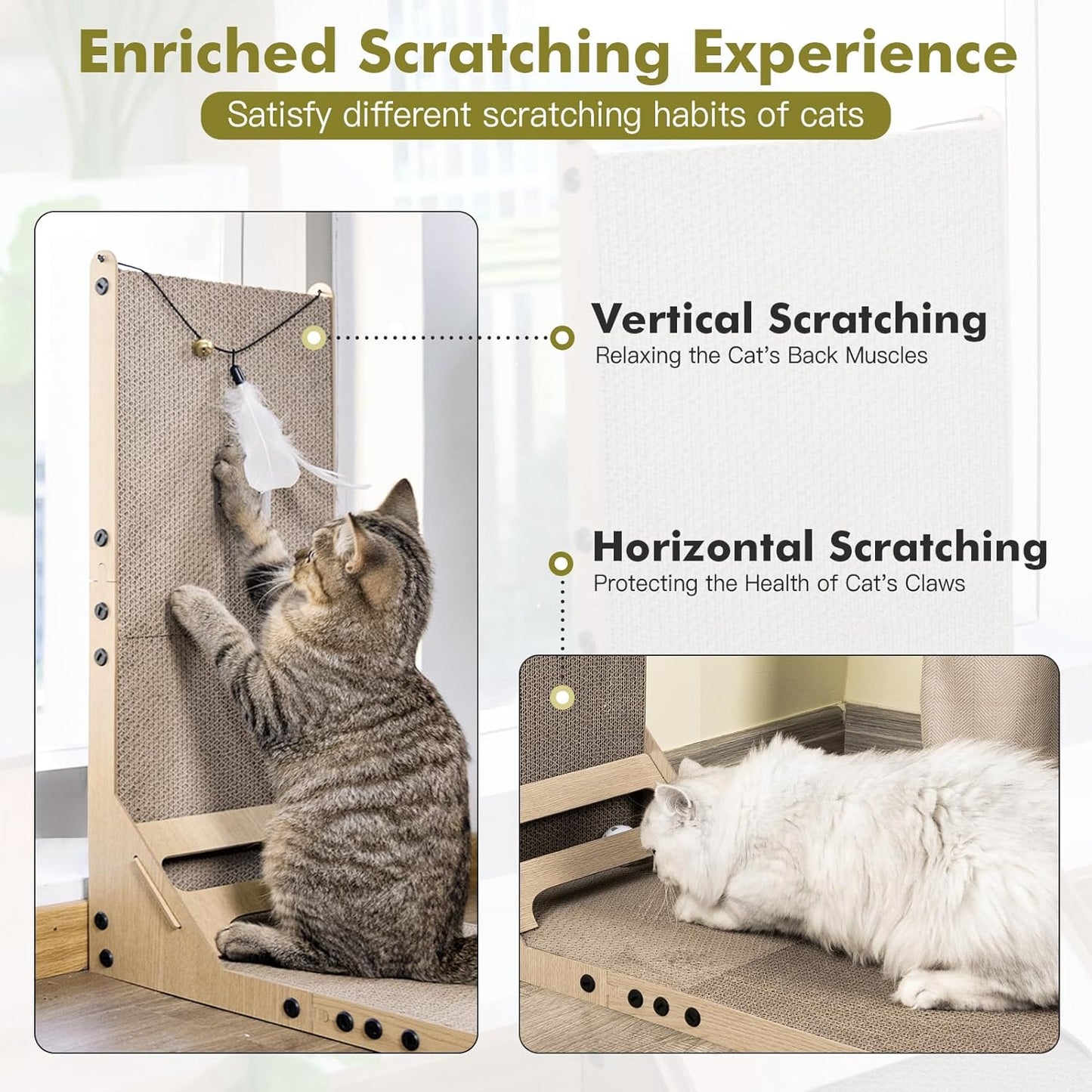 L-Shape Cat Scratching Board