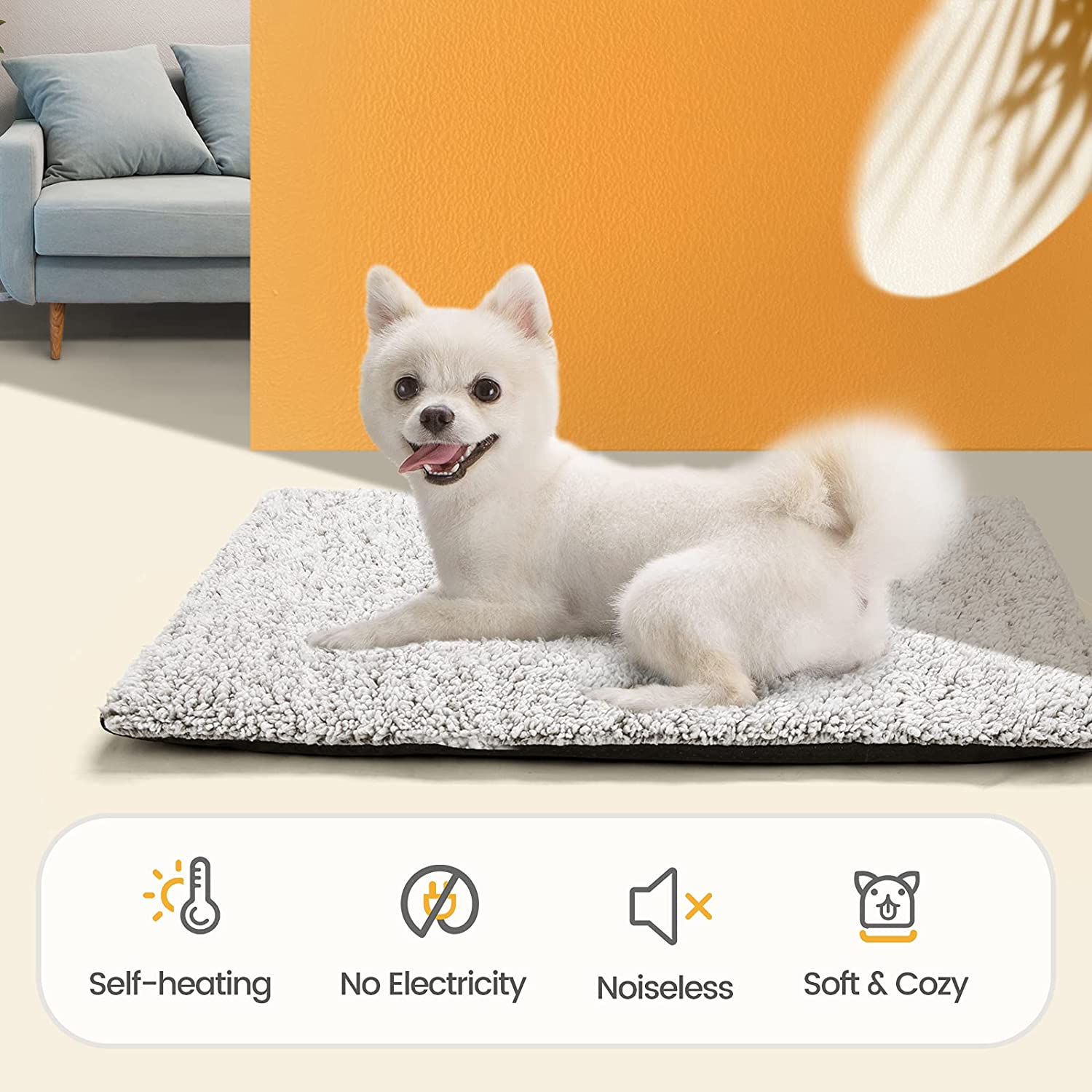 Self heating hotsell pet mat